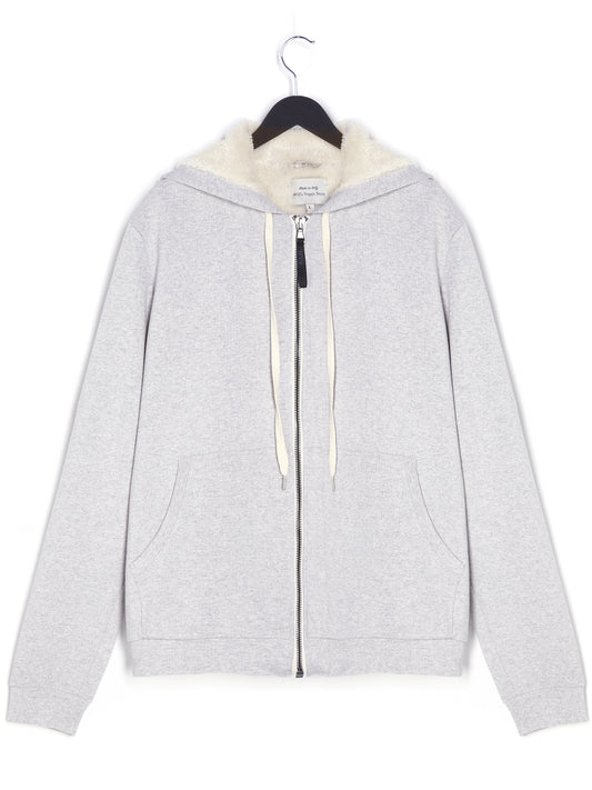 Zip Up Hoodie with Recycled Vegan Shearling Lining | Vegan Men's Sweats