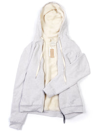 Men's Zip-Up Hoodie With Recycled Vegan Shearling Lining | Will's Vegan Store