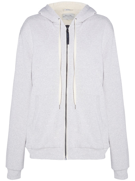 Zip Up Hoodie with Recycled Vegan Shearling Lining | Vegan Men's Sweats