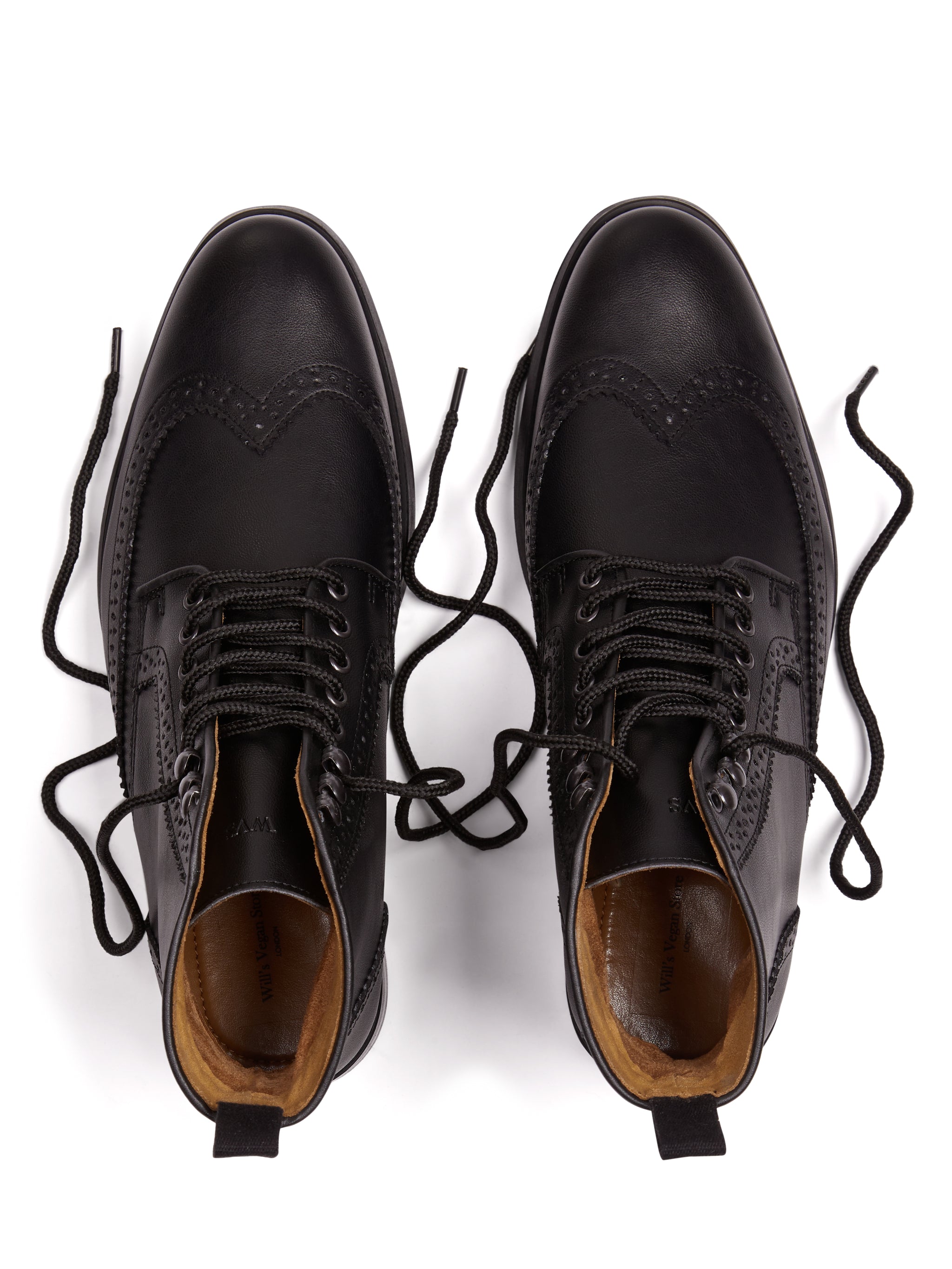 Vegan Men's Brogue Boots | Will's Vegan Store