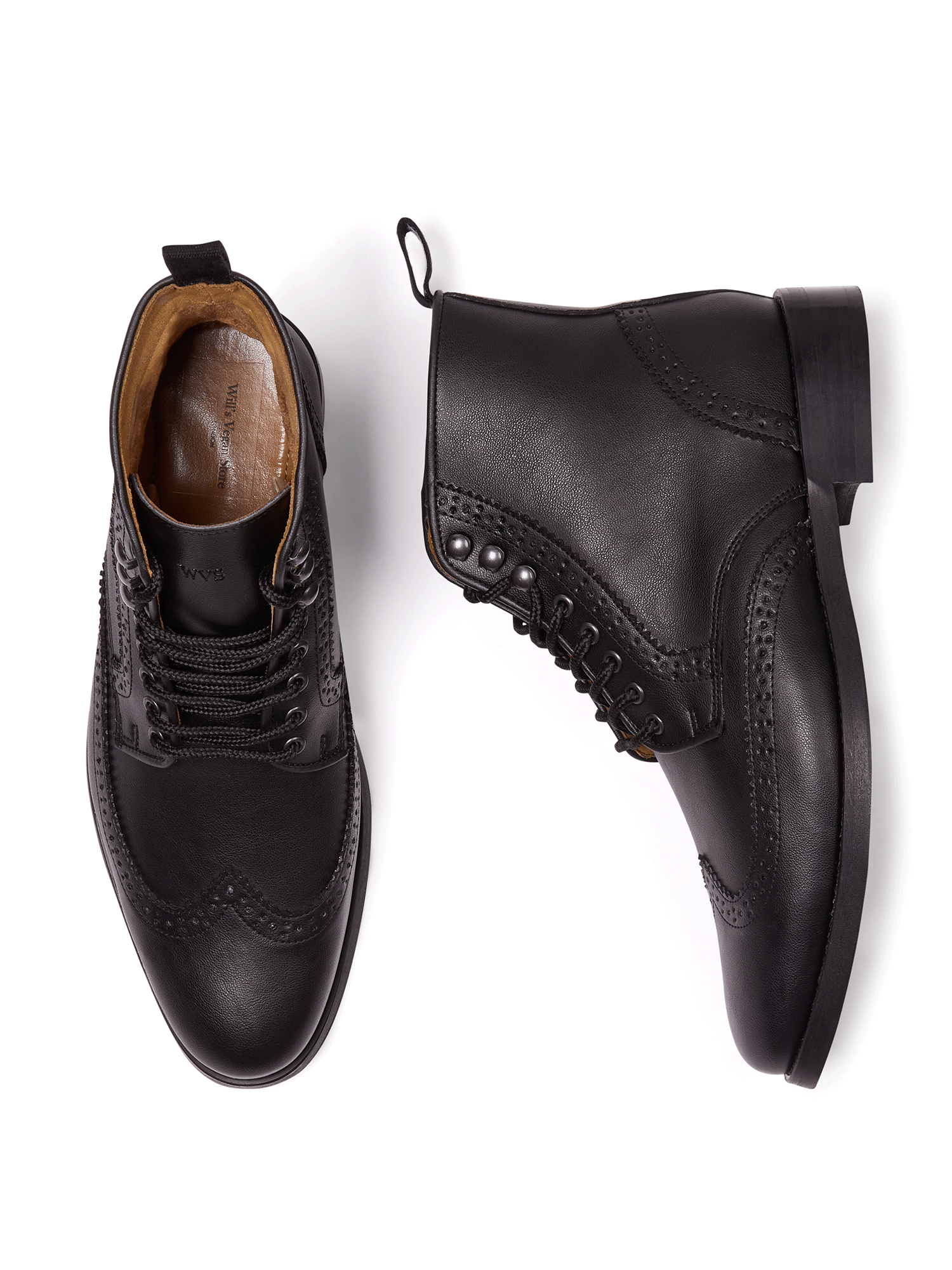 Vegan Women's Brogue Boots | Will's Vegan Store