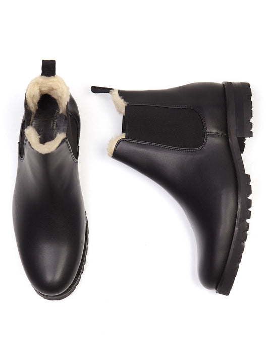 Luxe Insulated Deep Tread Chelsea Boots | Vegan Winter Boots