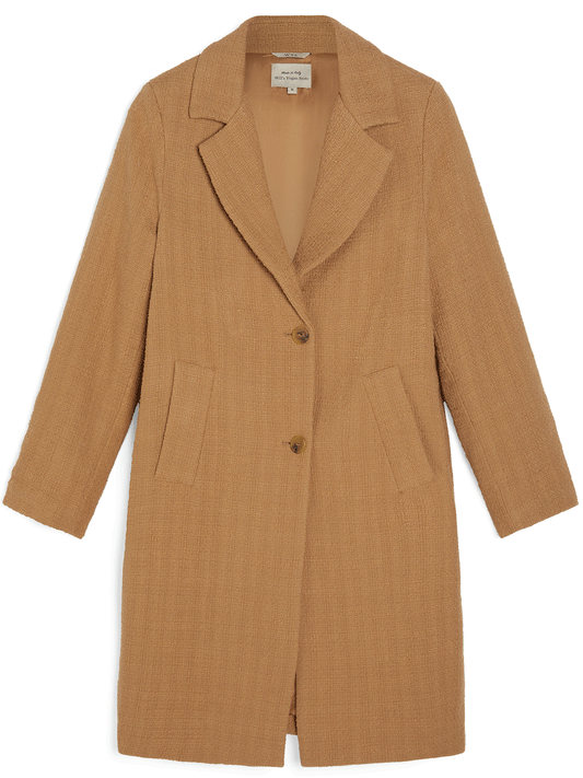 Structured Vegan Wool Coat