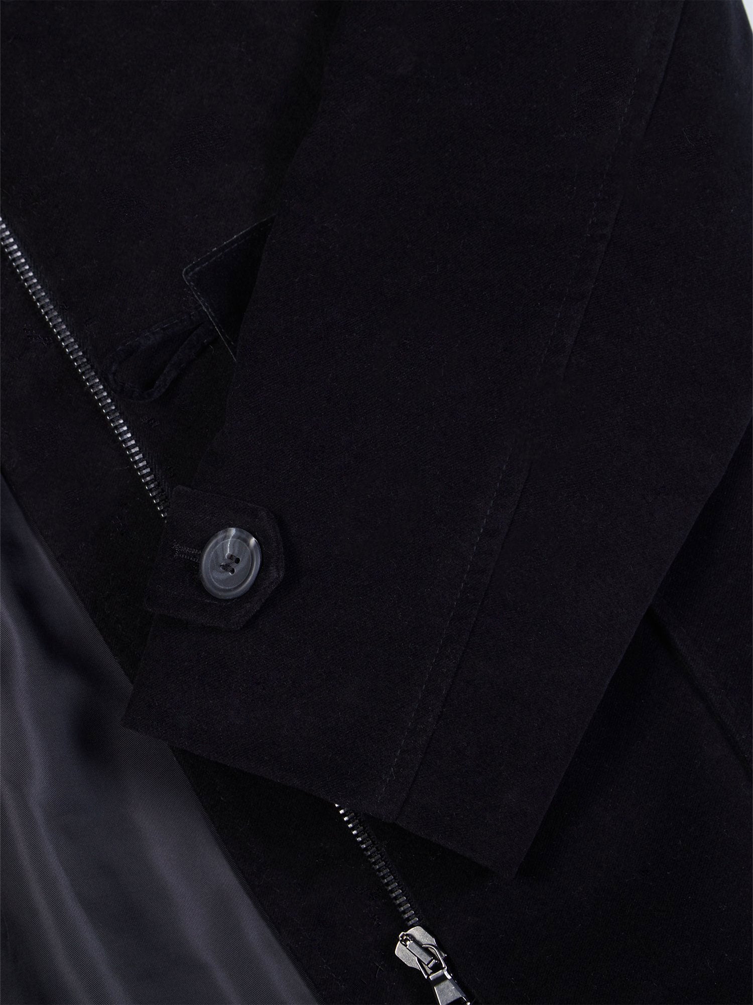 Vegan Women's Wool Duffle Coat With Recycled Vegan Shearling | Will's Vegan Store