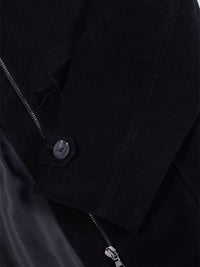 Vegan Men's Wool Duffle Coat With Recycled Vegan Shearling | Will's Vegan Store