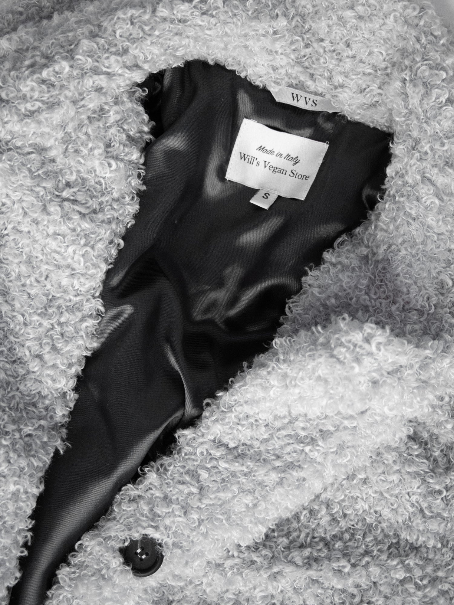 Women's Recycled Boucle Coat | Will's Vegan Store