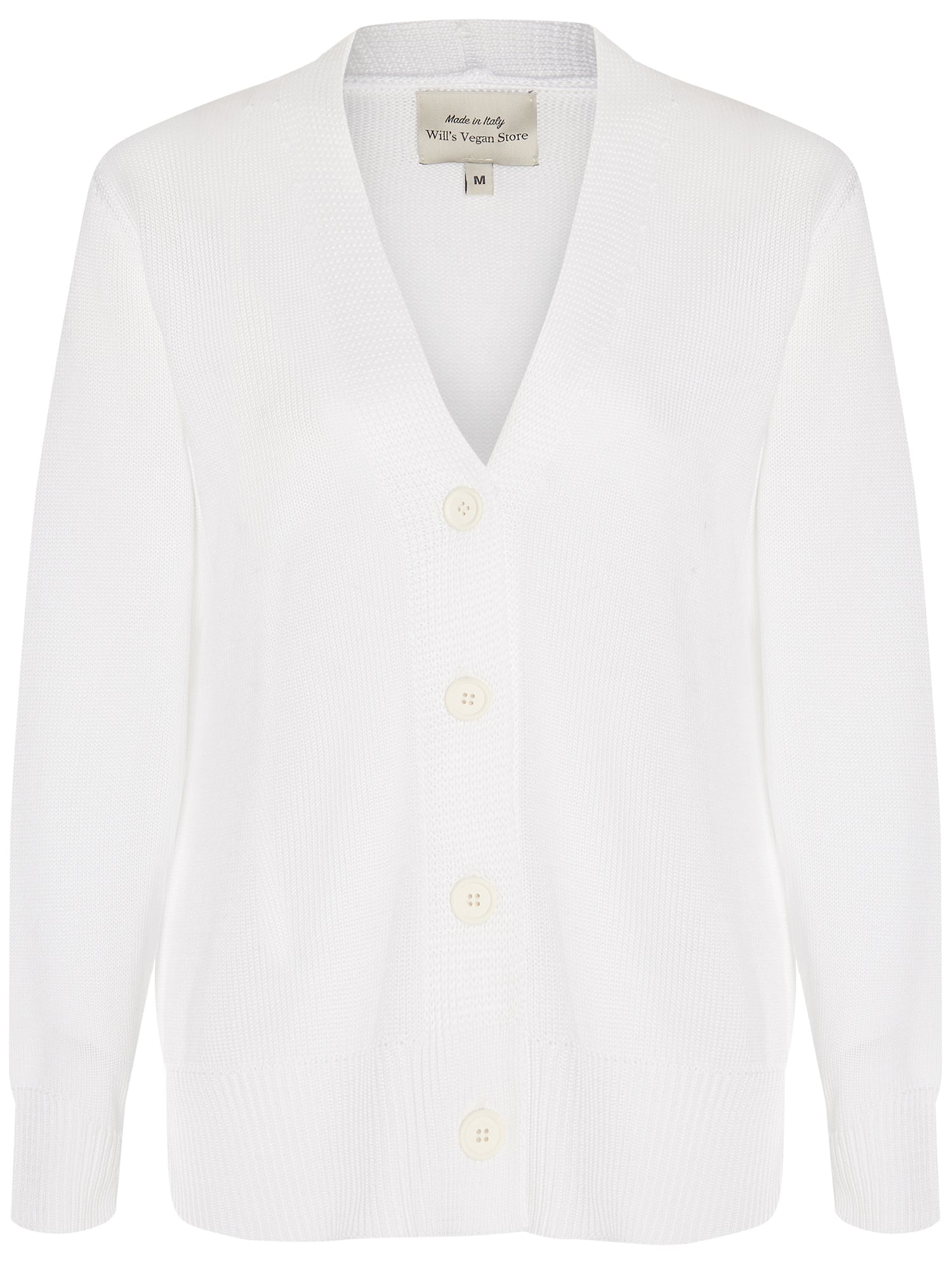 Vegan Women's Button Up Knitted Cardigan | Will's Vegan Store