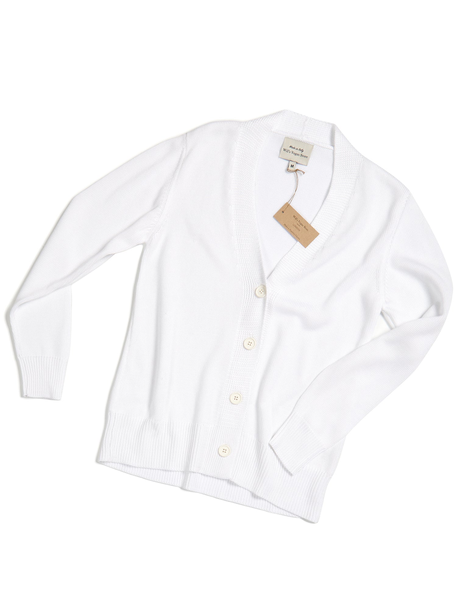 Vegan Women's Button Up Knitted Cardigan | Will's Vegan Store