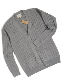 Vegan Women's Chunky Button Up Knitted Cardigan | Will's Vegan Store