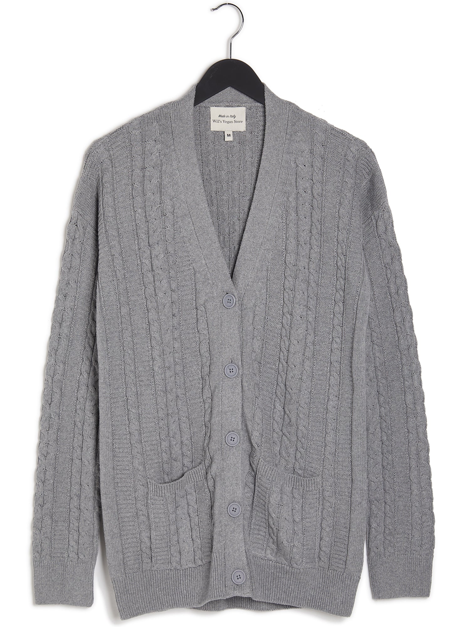 Vegan Women's Chunky Button Up Knitted Cardigan | Will's Vegan Store