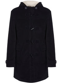 Vegan Women's Wool Duffle Coat With Recycled Vegan Shearling | Will's Vegan Store