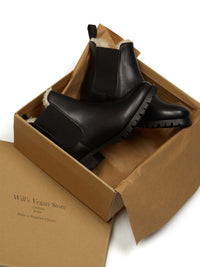 Vegan Women's Luxe Insulated Deep Tread Chelsea Boots | Will's Vegan Store