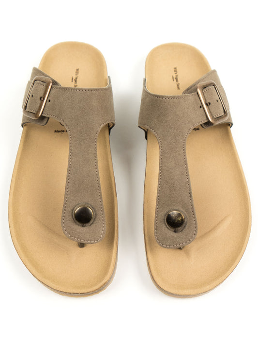 Toe Peg Footbed Sandals | Vegan Sandals