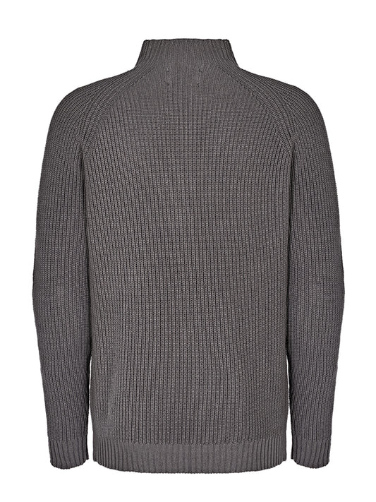 Vegan Men's Recycled Slouch Knit Mockneck | Will's Vegan Store