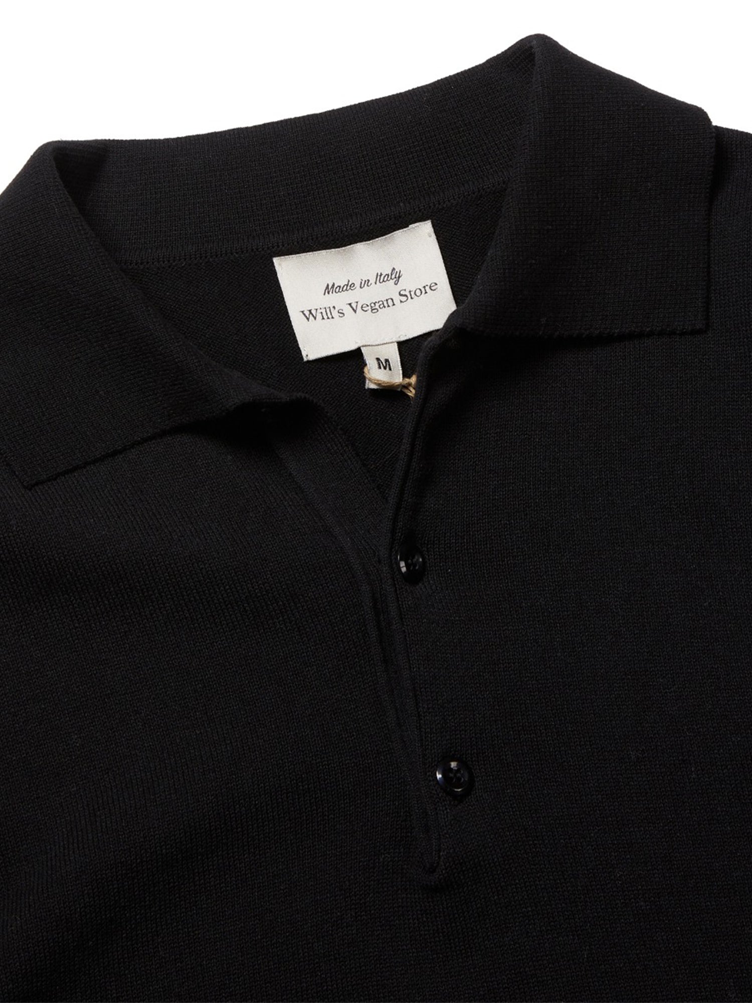 Vegan Men's Recycled Long Sleeve Polo | Will's Vegan Store