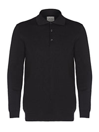 Vegan Men's Recycled Long Sleeve Polo | Will's Vegan Store