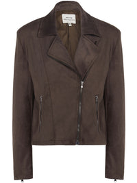 Vegan Women's Vegan Suede Biker Jacket | Will's Vegan Store