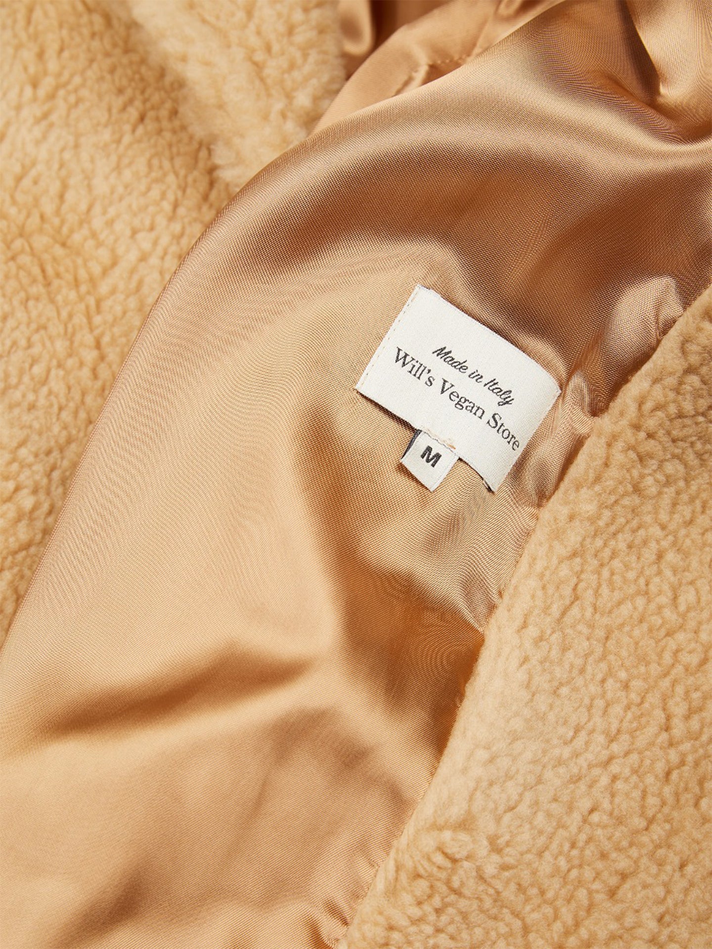 Vegan Women's Recycled Teddy Coat | Will's Vegan Store