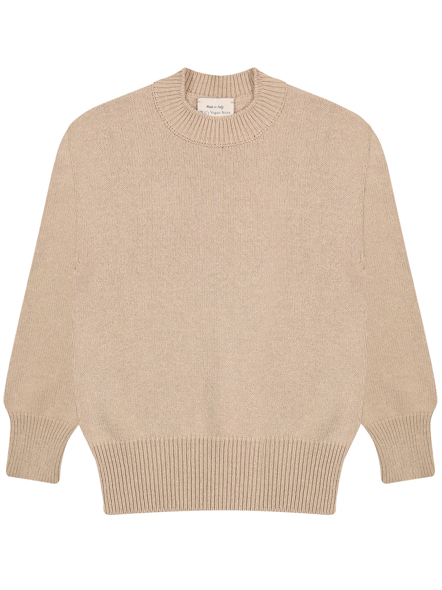 Vegan Women's Recycled Knit Crew Neck | Will's Vegan Store