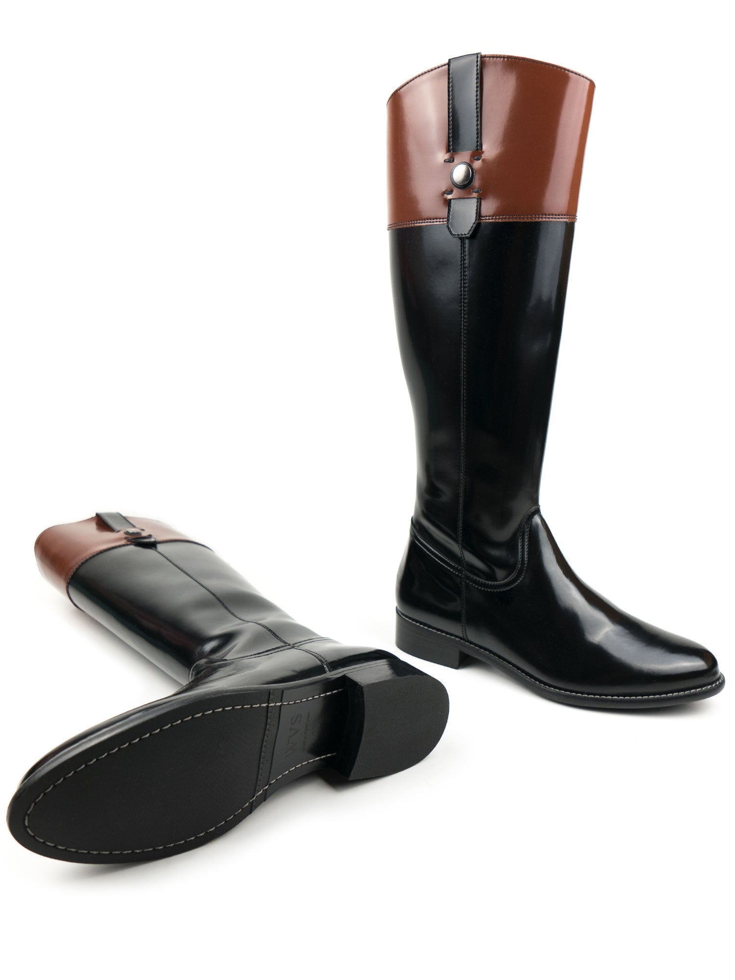 Long black clearance women riding boots