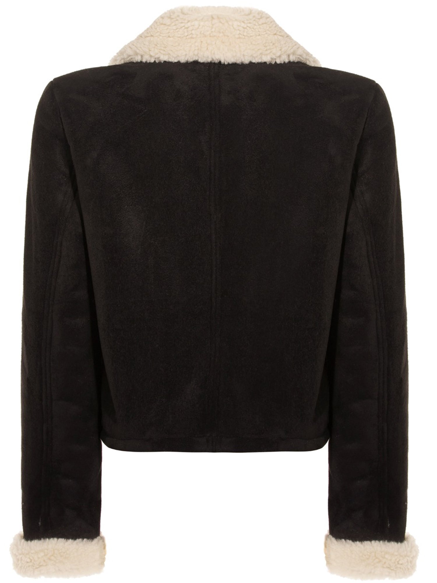 Vegan Women's Recycled Vegan Shearling Moto Jacket | Will's Vegan Store