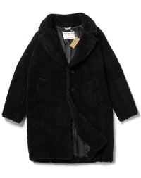 Vegan Women's Recycled Teddy Coat | Will's Vegan Store
