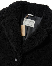 Vegan Women's Recycled Teddy Coat | Will's Vegan Store