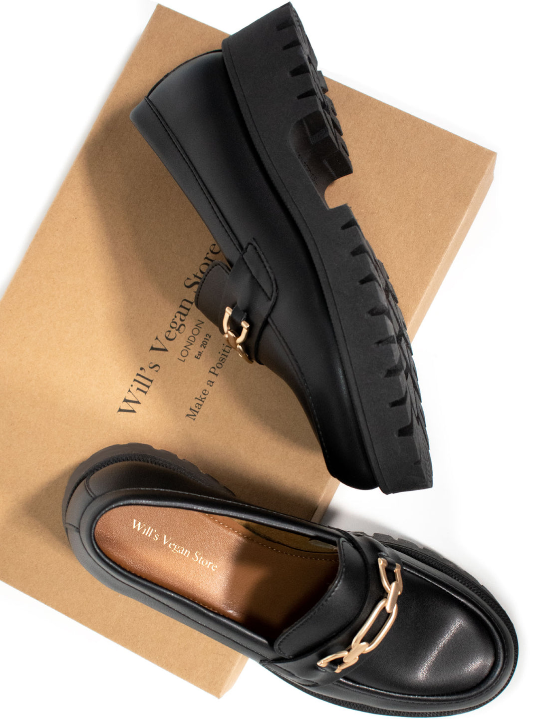 Vegan Women's Track Sole Loafers Will's Vegan Store