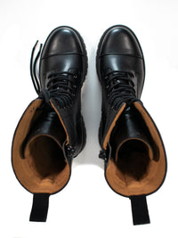 Women's Track Sole 10 Eye Boots | Will's Vegan Store