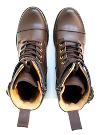 Vegan Women's Buckled Work Boots | Will's Vegan Store
