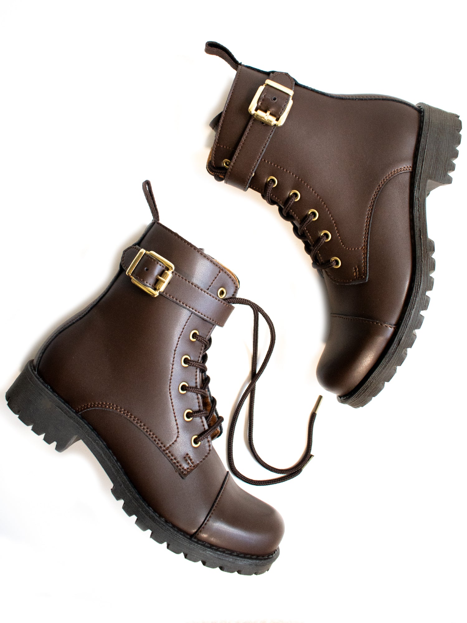 Vegan Women's Buckled Work Boots | Will's Vegan Store