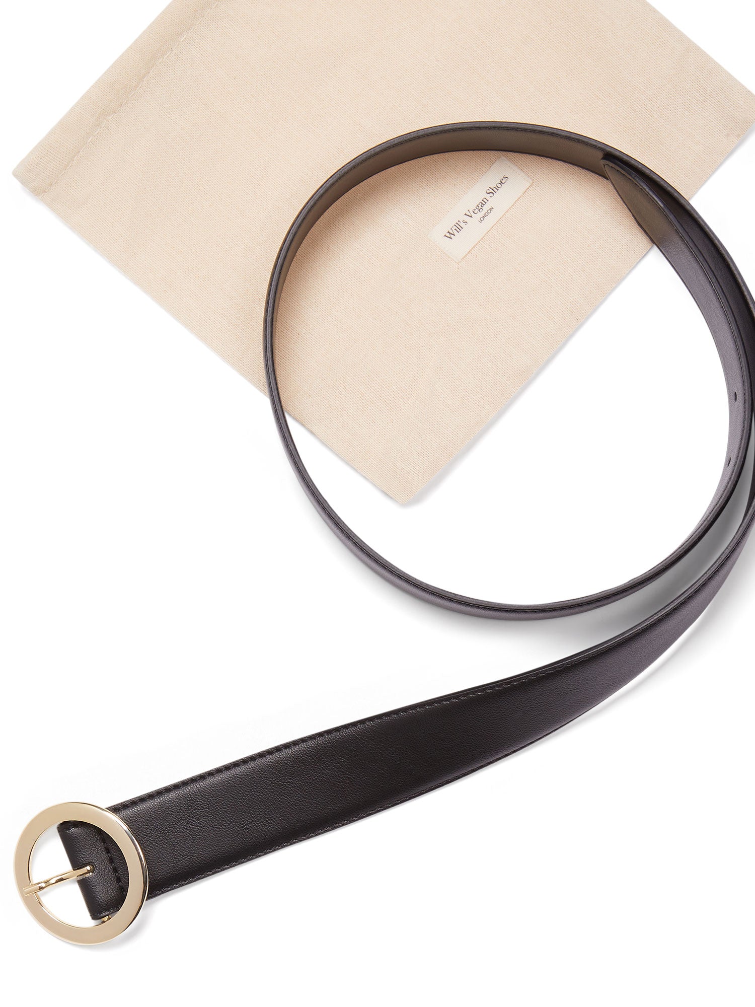 Vegan Women's 4cm Circle Belt | Will's Vegan Store