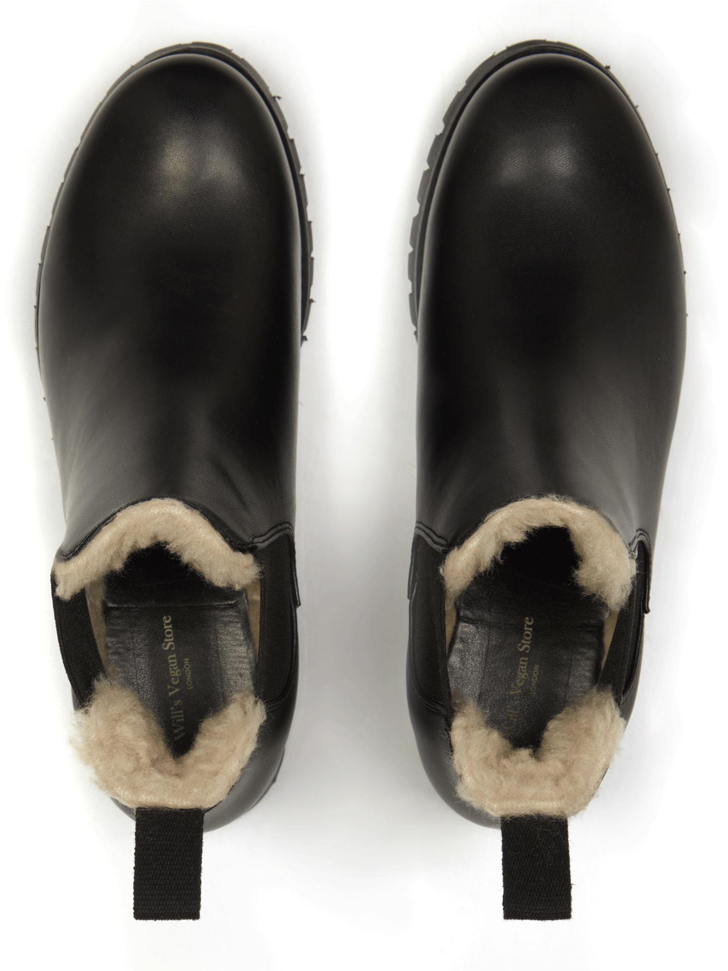 Vegan Women's Luxe Insulated Deep Tread Chelsea Boots | Will's Vegan Store