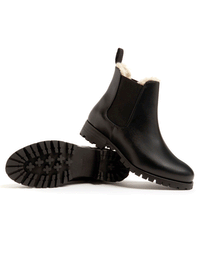 Vegan Women's Luxe Insulated Deep Tread Chelsea Boots | Will's Vegan Store