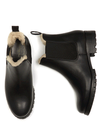 Vegan Women's Luxe Insulated Deep Tread Chelsea Boots | Will's Vegan Store