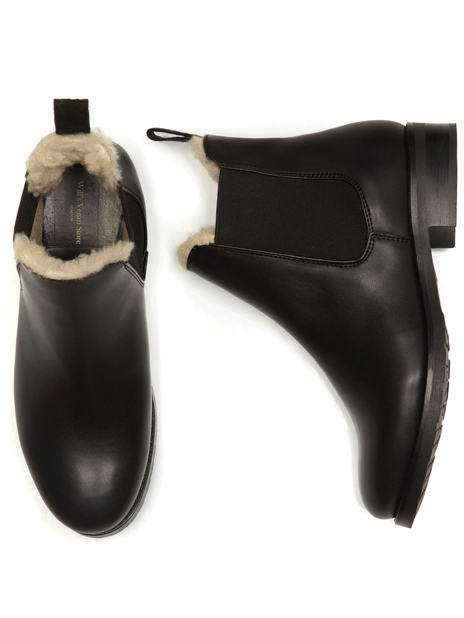 Vegan Luxe Insulated Smart Chelsea Boots | Will's Vegan Store