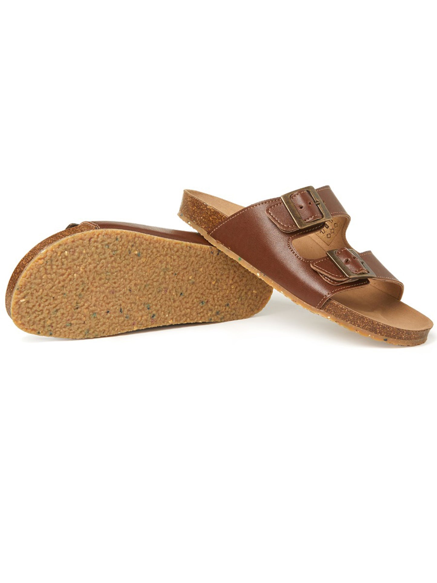 Vegan Men's Two Strap Footbed Sandals | Will's Vegan Store