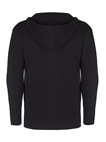 Vegan Men's Recycled Zip Up Knit Hoodie Will's Vegan Store
