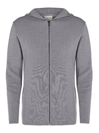 Vegan Men's Recycled Zip Up Knit Hoodie | Will's Vegan Store