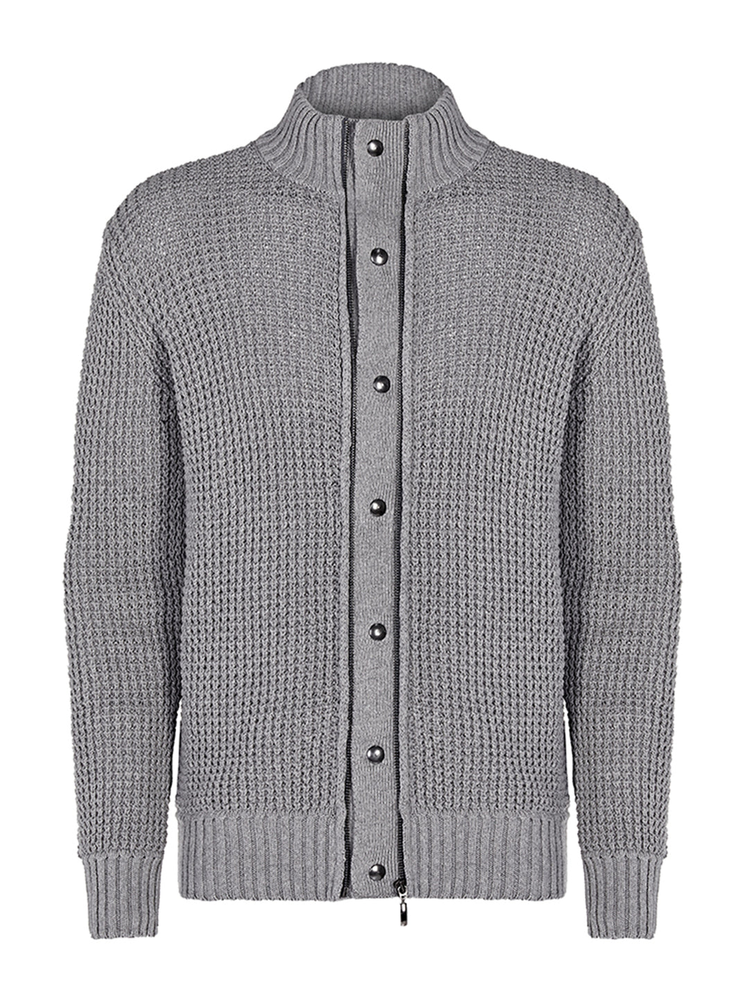 Vegan Men's Recycled Waffle Cardigan Will's Vegan Store
