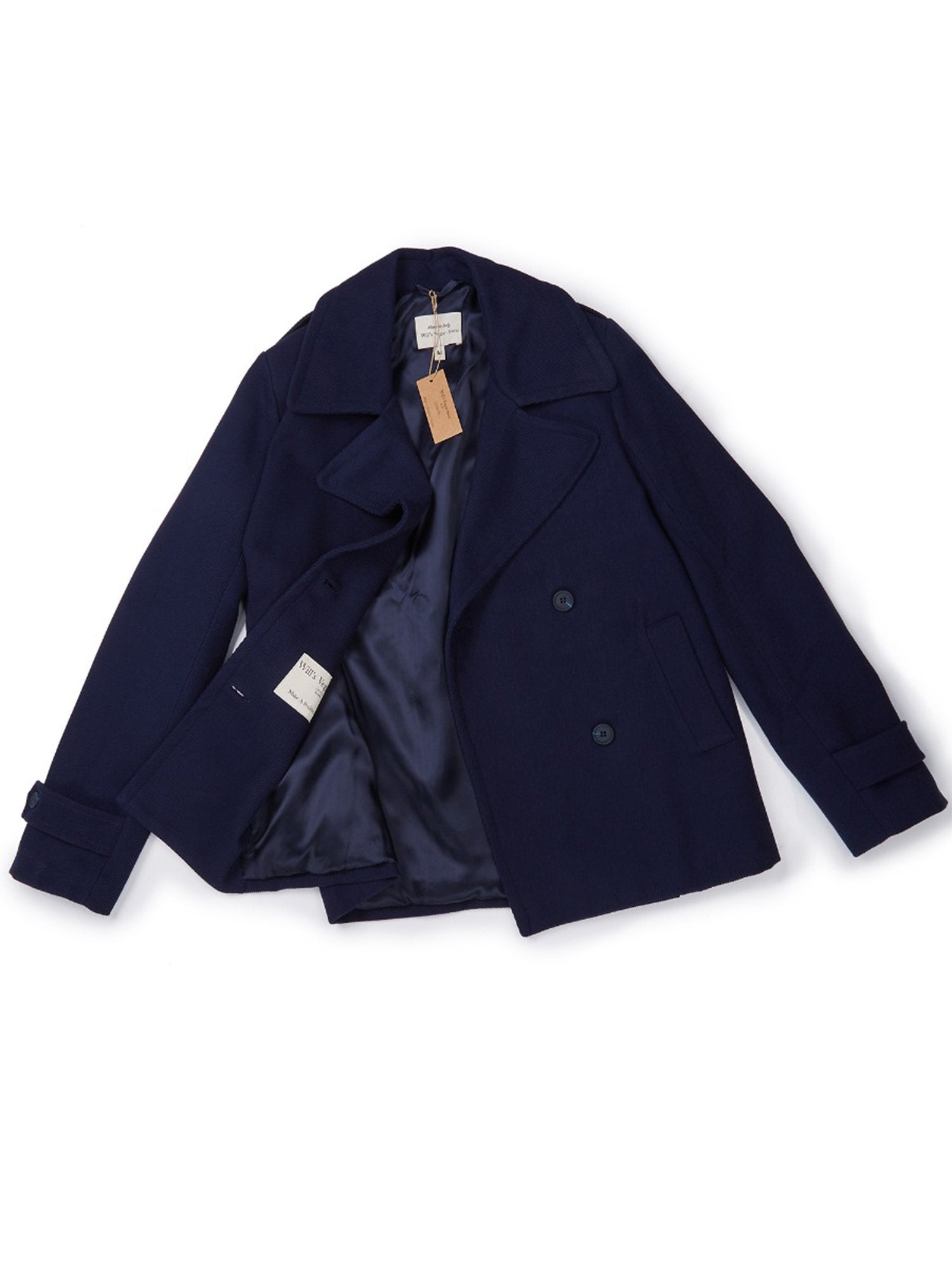 Vegan Men's Pea Coat | Will's Vegan Store