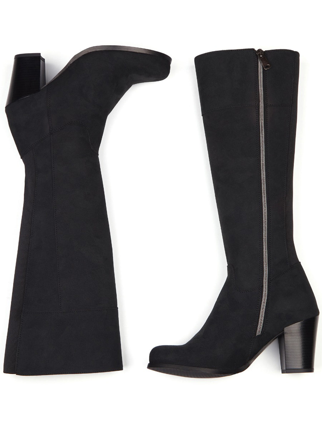 Vegan Women's Heeled Knee High Boots Will's Vegan Store