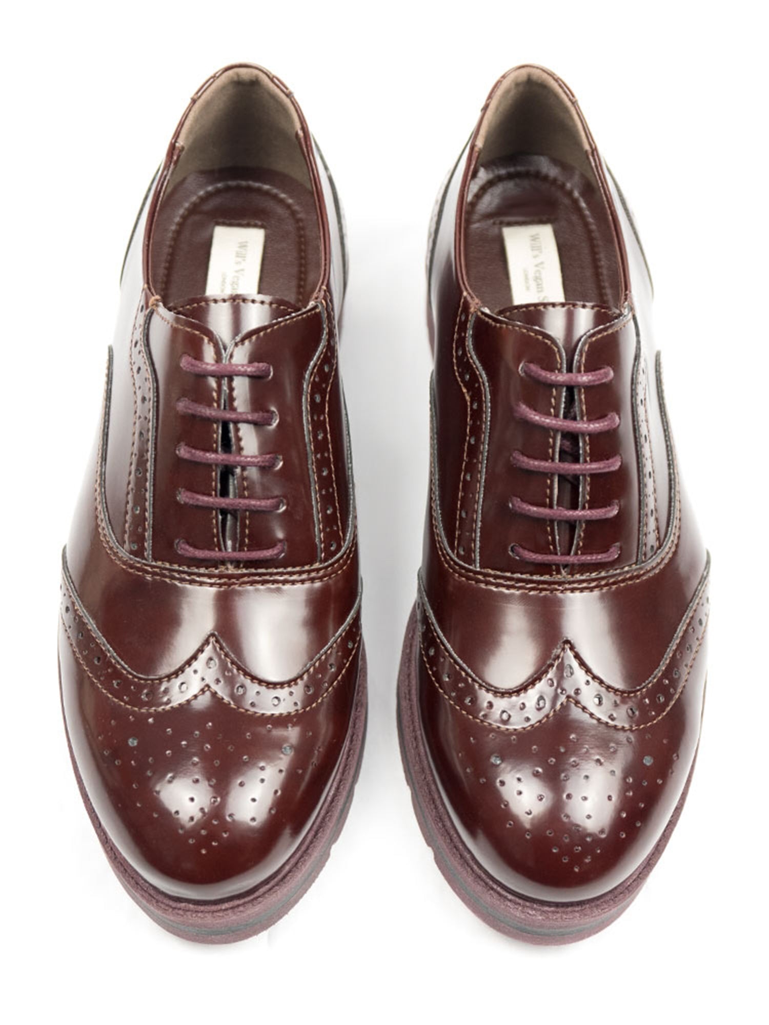 Maroon clearance brogues womens