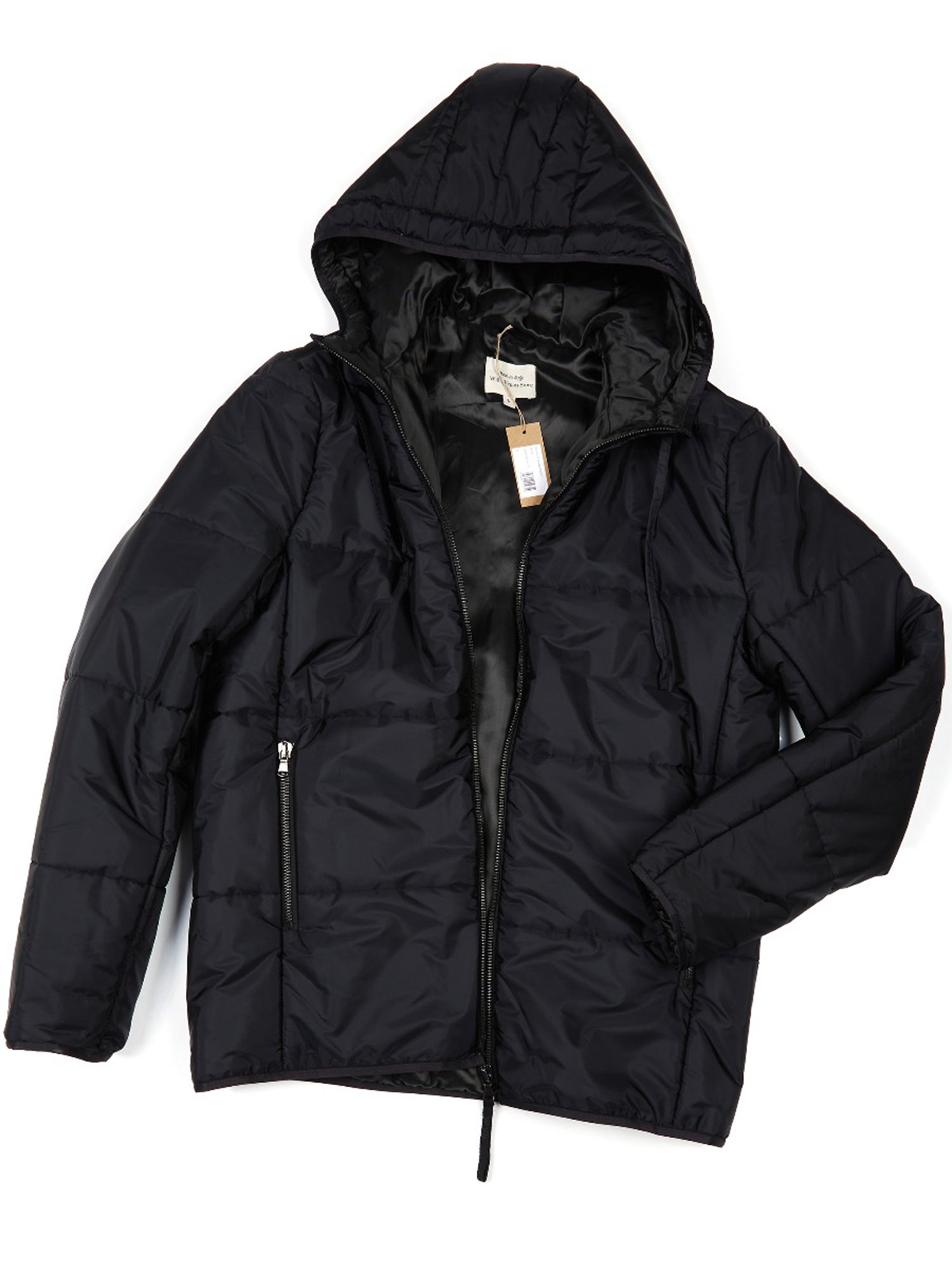 Vegan Women's Recycled Hooded Puffer | Will's Vegan Store
