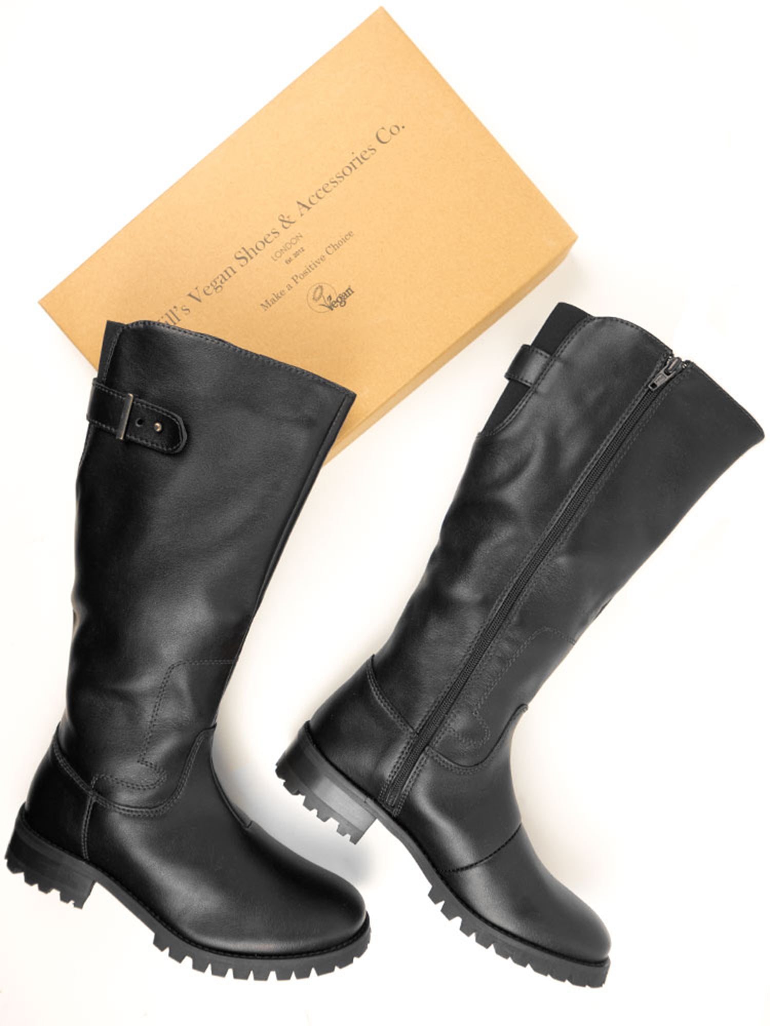 Vegan knee high winter boots sale