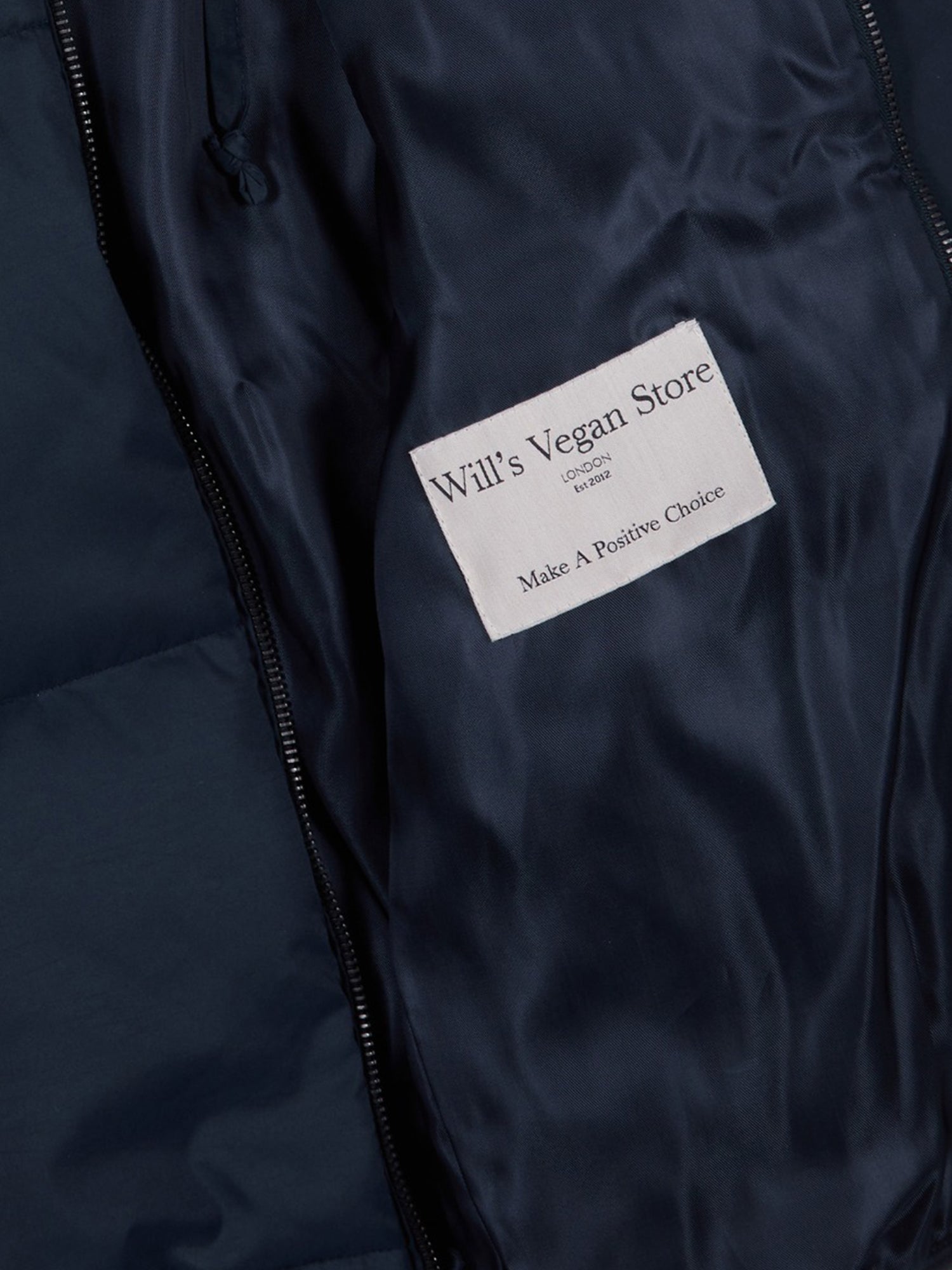 Vegan Women's Recycled Hooded Puffer | Will's Vegan Store