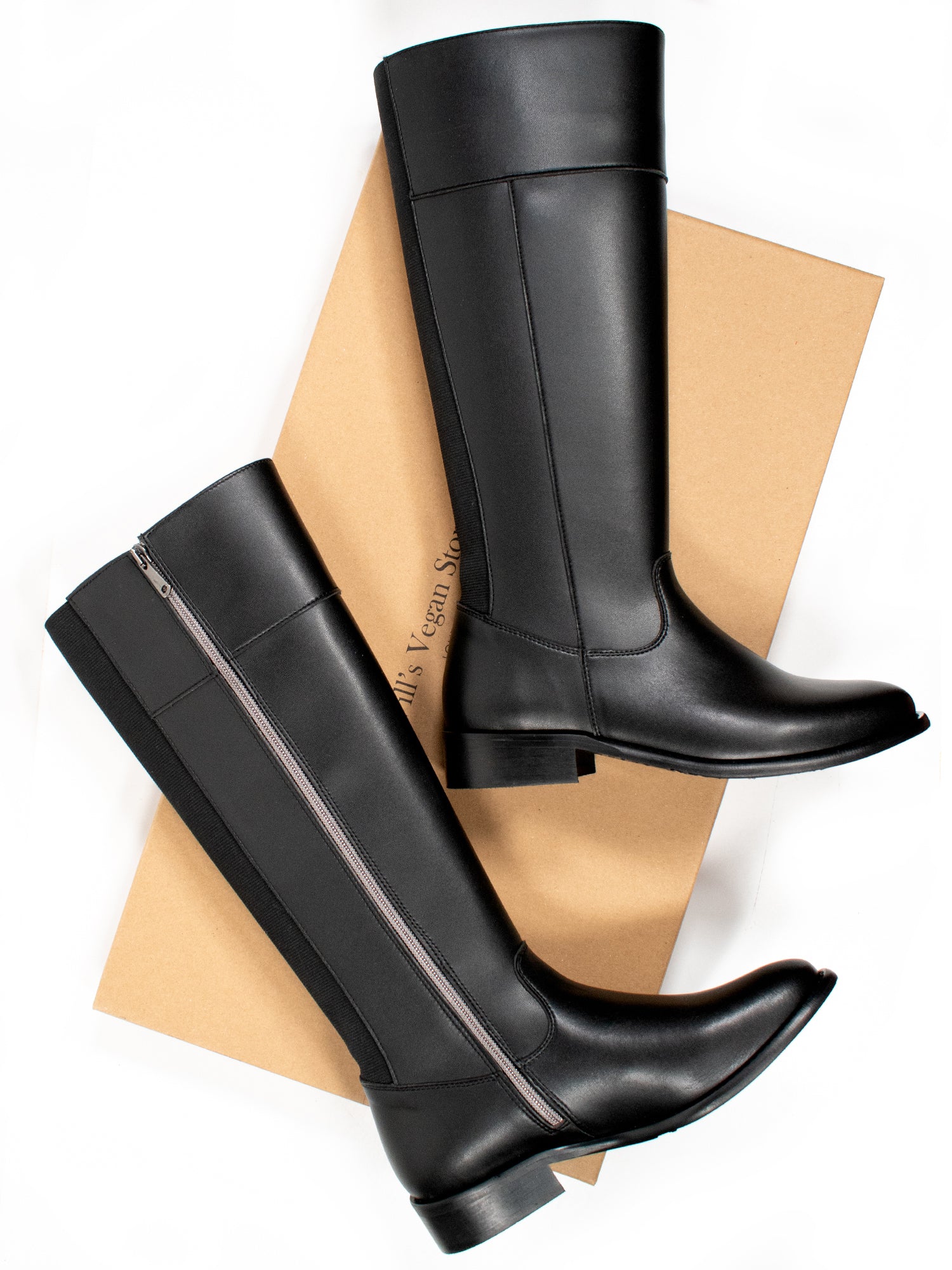 Vegan knee best sale high boots