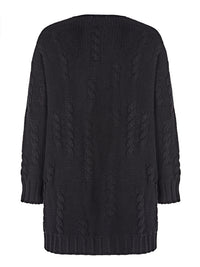Vegan Women's Recycled Chunky Knit Cardigan | Will's Vegan Store