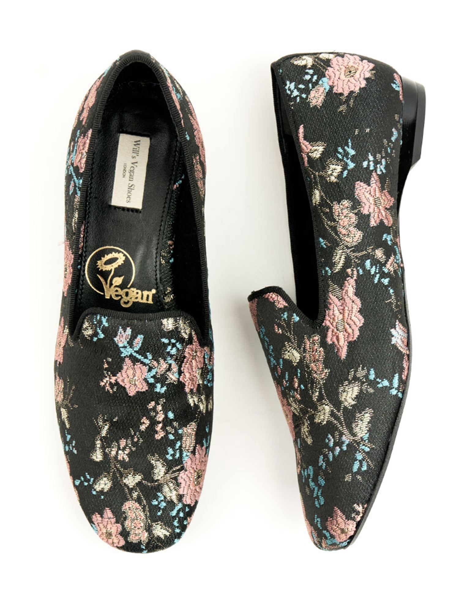 Women's floral loafers hotsell