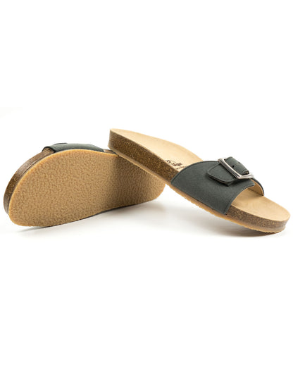Vegan Women's Single Strap Footbed Sandals | Will's Vegan Store
